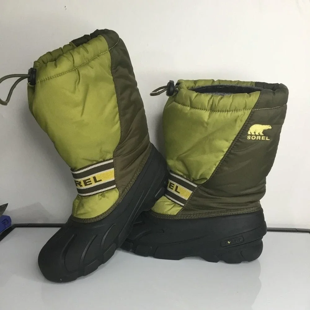 Sorel Adjustable Insulated‎ Waterproof Mid Calf Winter Boots Women 6 Vietnam